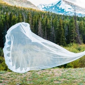 Off white lace Cathedral Wedding Veil